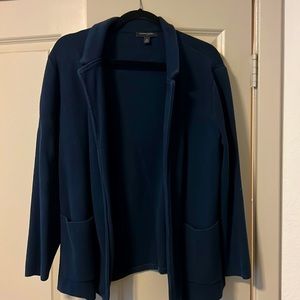 Banana Republic Navy Sweater Blazer